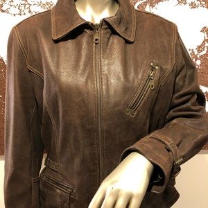 Leather Bomber Jacket -Lloyd Elliot’s Country Club